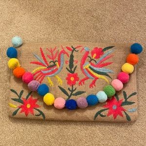 Cute Tropical Clutch w/ Removable Chain